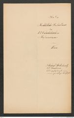 k.k. naturhistorisches Hofmuseum, Intendanzakten 1885-1896 (Hauer), Aktenzahl Z.410/1890, Seite 4